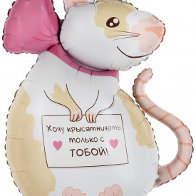 Шар (35''/89 см) Фигура, Крыска